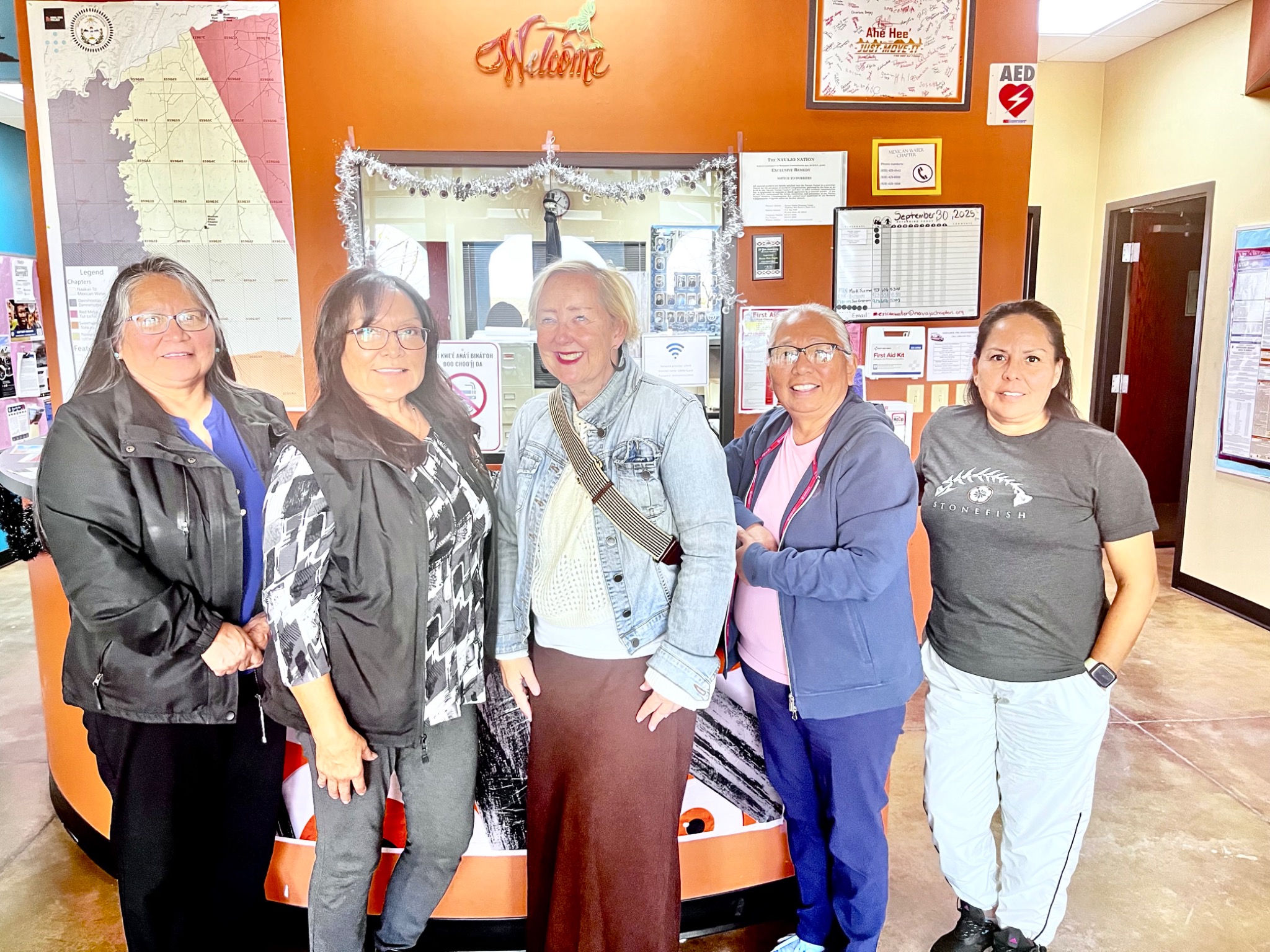 Una Wirkebau with Tribal community partners